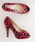 Comme il Faut Dance Shoes Platform - Leopardo Rojo 12cm