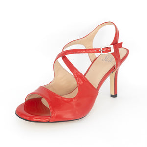 Dita Vernice Rosso 7cm (Regular)