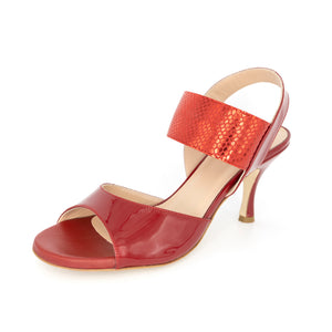 Malaguena Vernice Rosso 6cm (Regular to Wide) (Copy)