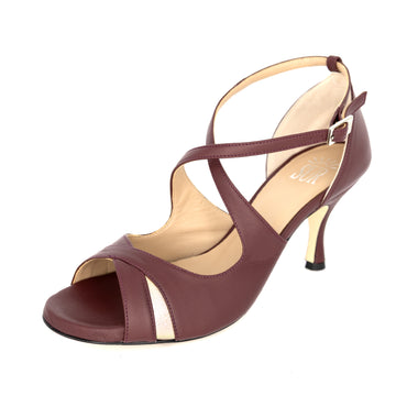 Farah Nappa Bordo 6cm Heel (Regular)