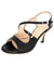 Dita 2 Fibbie Nappa Nero 6cm (Regular to Wide)