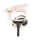 Musidora Nappa Nera Vernice Nude 7cm (Wide)
