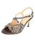 Dita 2 Fibbie Nappa Marrone Fiori 6cm (Regular to Wide)