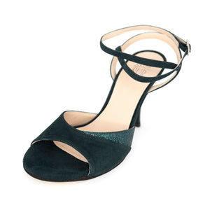 Yoanna Verde Scuro 8cm heel (Regular to Wide)