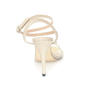 Magalina Glitter Sabbia Transparente 9cm (Regular to Narrow)