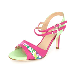 Marisol/Frida Fucsia Lime Estivo 7cm (Regular)
