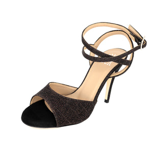 Grace Lurex Cognac 9cm (Regular)