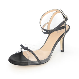 Magalina Glitter Nero Transparente 7cm (Regular to Narrow)