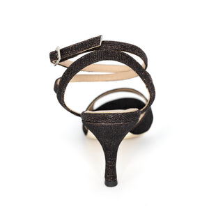 Grace Lurex Cognac 6cm (Regular)