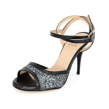 Femme Glitter Nero 9cm (Regular to Narrow)