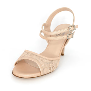 Frida Pizzo Nude 7cm heel (Regular)