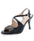 Dita Nappa Nero Tacco Laccato 7cm heel (Regular)