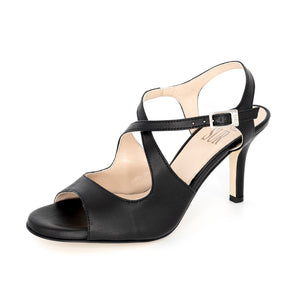 Dita Nappa Nero 7cm heel (Regular)