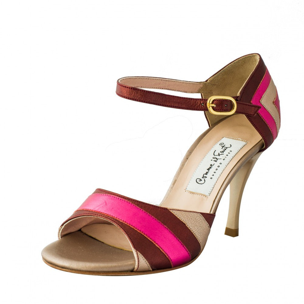 Argentine Tango Stilettos Buenos Aires Soft Pink And Metallic Pink